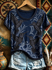 Women's Native Hummingbird Art T-Shirts