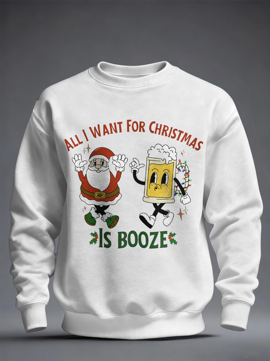 Men's Funny Christmas Printed Sweatshirt