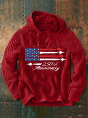 Men's America 250 Print Casual Hoodie