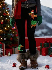 Women's Christmas Dachshunds Leggings