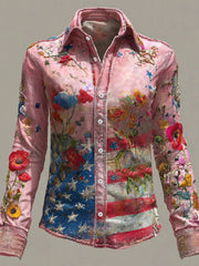 Women's 250 Printed Casual Shirt