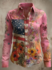 Women's 250 Printed Casual Shirt