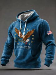Men's 250 Years Printed Casual Hoodie