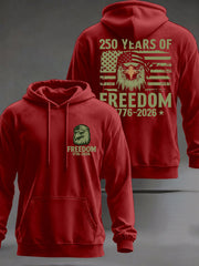 Men's 250 Years Printed Casual Hoodie