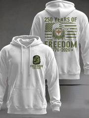 Men's 250 Years Printed Casual Hoodie