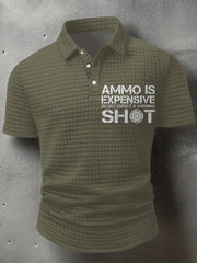 Men's Funny Pew Lover Veteran Printed Casual Tops