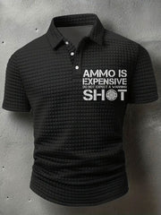 Men's Funny Pew Lover Veteran Printed Casual Tops