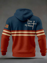 Men's Jesus Has My Back Hoodies