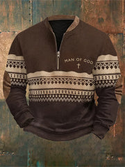 Men's Faith Printed Casual Sweatshirt