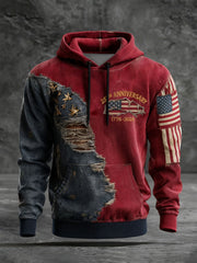 Men's 250 Printed Casual Sweatshirt