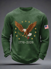 Men's 250 Waffle Print Casual T-Shirt