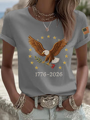 Women's 250 Printed Casual T-Shirt