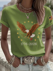 Women's 250 Printed Casual T-Shirt