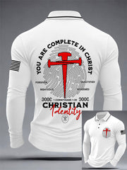 Men's You Are Complete In Christ Polo Shirts