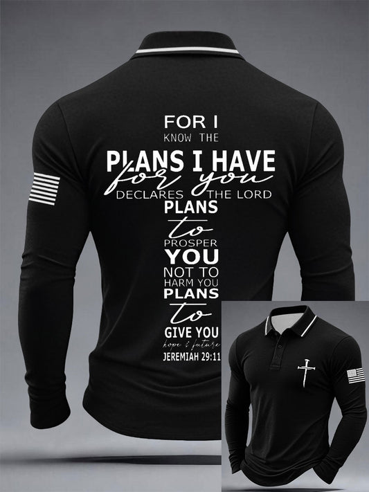 Men's 'For I Know the Plans I Have' polo shirts