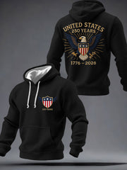 Men's 250 Printed Casual Hoodie