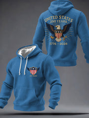 Men's 250 Printed Casual Hoodie