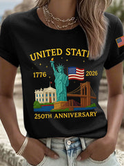 Women's 250th Anniversary Print T-Shirt