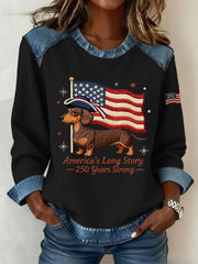 Women's 250 Printed Casual Top