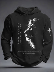 Men's Faith Print Waffle Hoodie