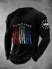 Men's 250th Anniversary Printed Long-Sleeve T-Shirt