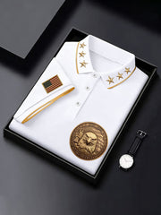 Men's 250 years flag tops