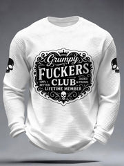 Men's Grumpy Fuckers Club Waffle T-Shirts