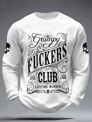 Men's Grumpy Fuckers Club Waffle T-Shirts