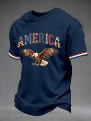 Men's Freedom Legacy 1776-2026 Printed Casual T-Shirt