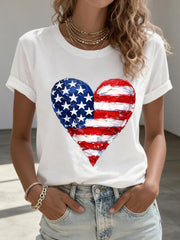 Women's Legacy Anniversary Heart Print T-Shirt