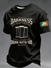 Men's Hello Darkness My Old Friend T-shirt