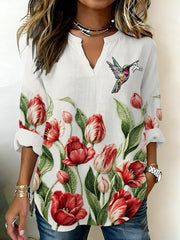 Women's Parkinson's Awareness Print Shirt