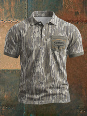 Men's Western Style Country Music Lover Combs Printed Casual Tops