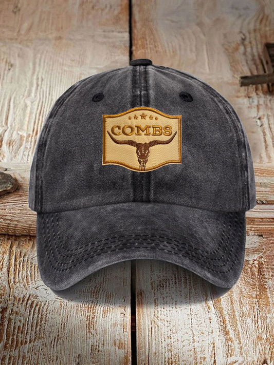 Unisex Western Style Country Music Lover Combs Printed Hat