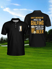 Men's Golf Beer Printed Shirt
