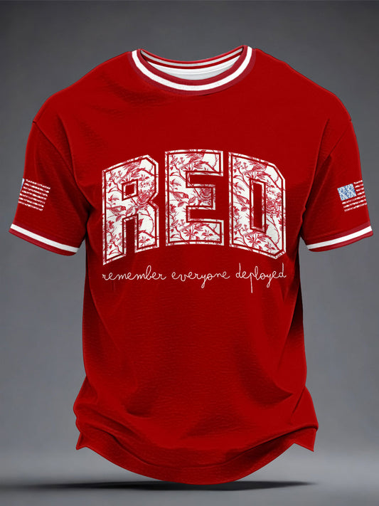 Men's Wear I wear red on Friday T-shirts
