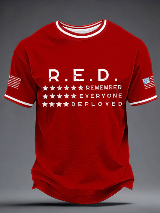 Men's Wear I wear red on Friday T-shirts