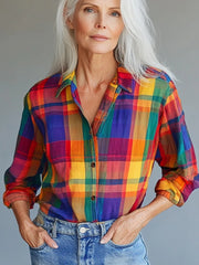 Women's Rainbow Casual Shirt