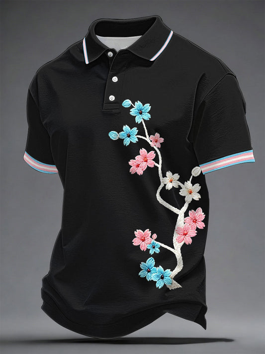 Men's Transgender Pride Print Casual Top