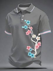 Men's Transgender Pride Print Casual Top