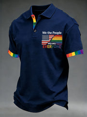 Men's 'We The People Means Everyone' Printed Short Sleeve Top