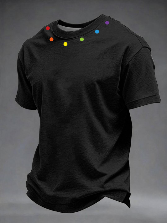 Men's rainbow month short sleeves t-shirt