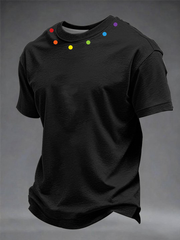 Men's rainbow month short sleeves t-shirt