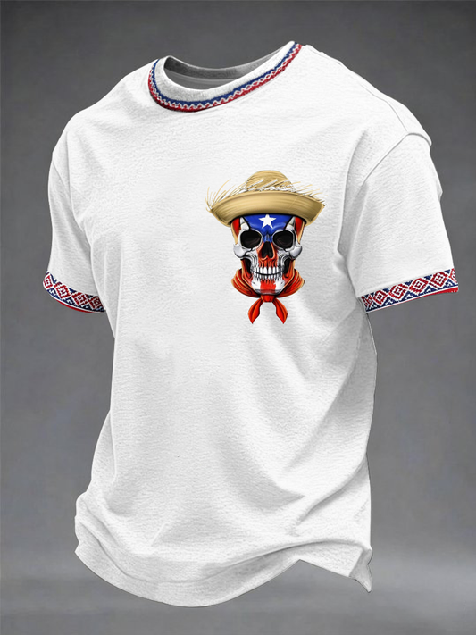 Men's Puerto Rico Printed short sleeves t-shirt