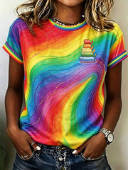 Women's Pride Month Printed T-shirt