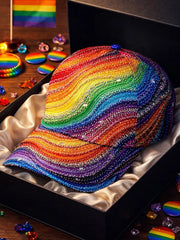 Unisex Pride Month Rainbow Print Hat