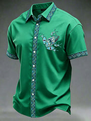 Men's Indigenous Totem Art Casual Shirt