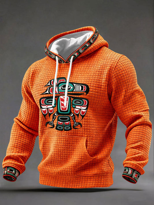 Men's Indigenous Art Casual Hoodie