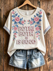 Women's Bisexuality Printed Casual T-shirt