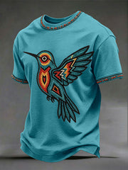 Men's Indigenous Hummingbird Art T-shirts